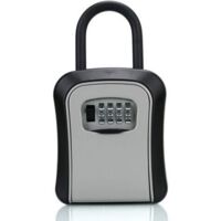 Caja para llaves, caja con cerradura de combinación, para guardar las llaves de casa, cerradura de puerta de combinación