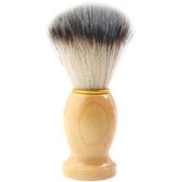 Cepillo para barba, cepillo de afeitar, cepillo de limpieza, cepillo de espuma para barba para hombre, cepillo de barbero – Blanco