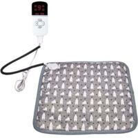 Esterilla eléctrica calefactable para mascotas para invierno, esterilla para gatos con temperatura ajustable, cama para perros duradera y antimordiscos para interiores
