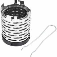 Mini estufa de gas portátil de acero inoxidable, calentador de camping, estufa de exterior y calentador de manos.