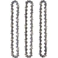 Paquete de 3 cadenas de motosierra de 35 cm (14"), 52 eslabones de transmisión, bajo retroceso, compatibles con Husqvarna, McCulloch, Bosch, Ferrex, Primaster y otras.