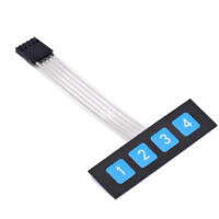 Clavier à membrane à 4 touches sur une rangée / clavier matriciel / panneau de commande / clavier d'extension pour microcontrôleur