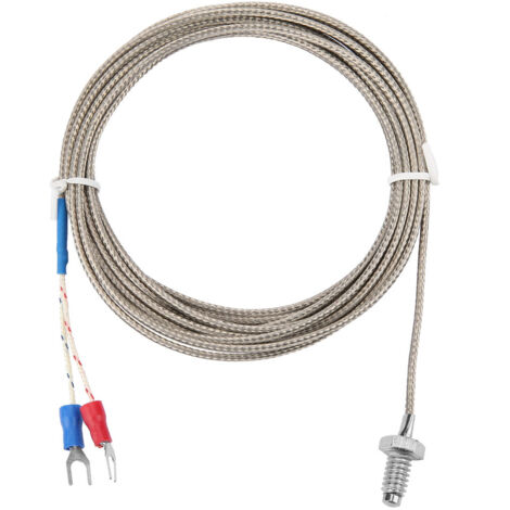 Câble thermocouple fileté M6 type K 3M pour sonde de mesure de température