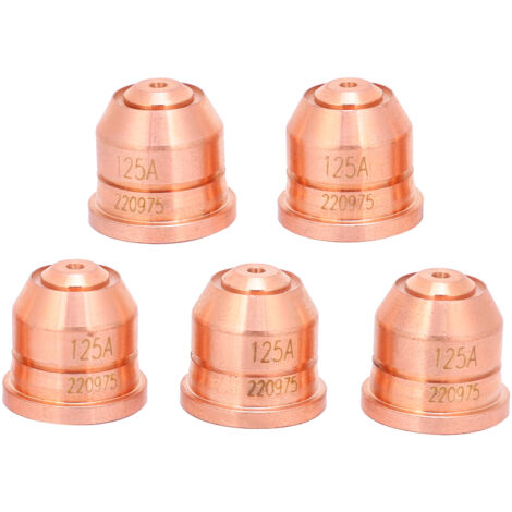 Buse de coupe plasma, électrode et tête de torche - Lot de 5 pièces
