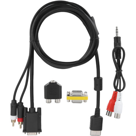Câble VGA Haute Définition avec Adaptateur Audio pour Console Sega Dreamcast DC