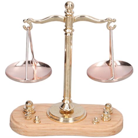 Odoria Miniature Balance De Ménage 1/12 – Accessoire Maison De Poupée – 2,6cm