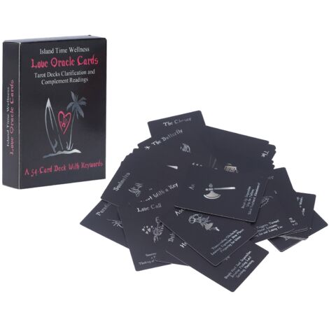 Oracle Tarot Chat Hanté Jeu De Cartes Oracle Haunted Cat Tarot - 78 Cartes Anglais Thème Chat Mystique Oracle Tarot Chat Hanté Jeu De Cartes Oracle Haunted Cat Tarot - 78 Cartes Anglais Thème Chat Mystique