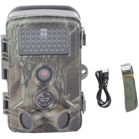 Flammkraft – Caméra de chasse infrarouge 24MP 1080P étanche – Vision large 120° – Détection PIR 20m – Autonomie jusqu'à 45 jours à -20°C