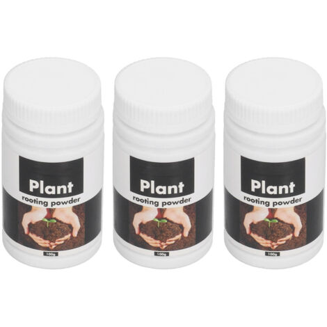 3PCS Poudre d'enracinement 3.5oz avec acides aminés pour plantes et fruits, hormone de bouturage pour jardin domestique