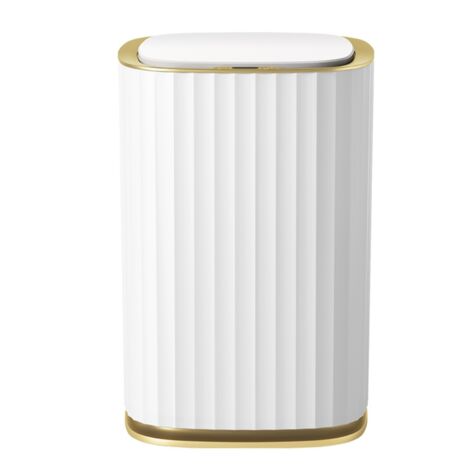 Poubelle Intelligente Étanche avec Capteur pour Cuisine et Salle de Bain, Grande Capacité pour Bureau et Chambre
