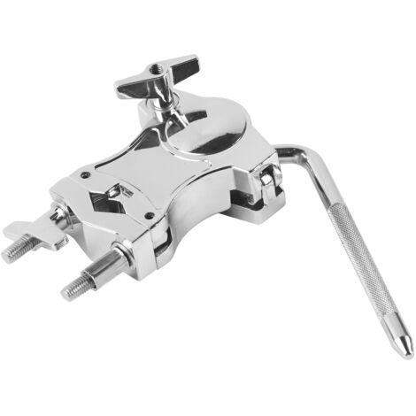 Support de Cloche à Vache en Alliage de Zinc, Porte-Accessoire pour Batterie, Extension de Support avec Clip de Fixation