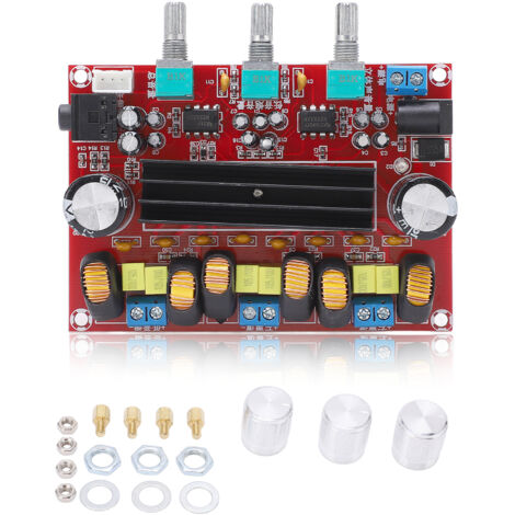 Carte Amplificateur Puissance Numérique TPA3116D2 2x50W + 100W, Module Ampli 2.1 Canaux 12-24V XHM139
