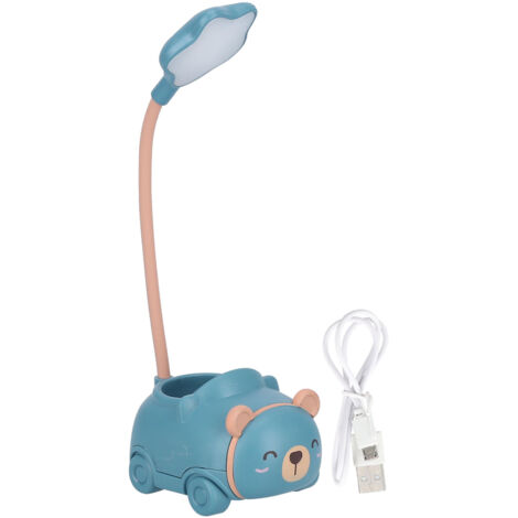 Lampe de Bureau LED Pliable, Protection des Yeux, Rechargeable, Lumière Bleue, Ajustement 360°
