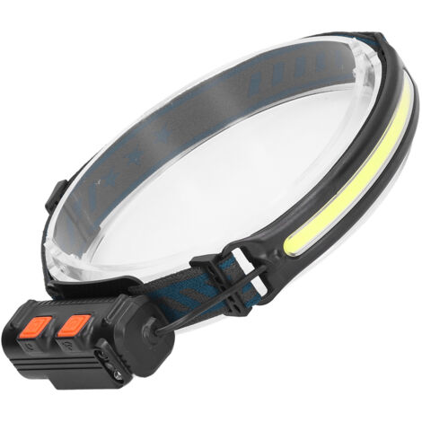 Mini Lampe Frontale COB LED Asyduey – 3 Modes, étanche, Légère (18g) – Pour Camping, Pêche, Course