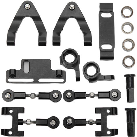 Bras De Suspension En Aluminium Pour Tamiya 1/14 Camion RC – Pièce De Rechange Argentée – Amélioration Contrôle