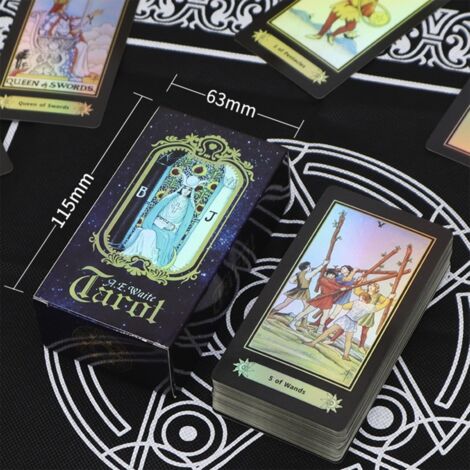 Tarot de Marseille - Tarot Divinatoire avec Livret & E-Book Explicatif