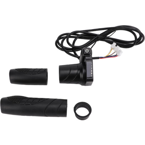 Poignée d'accélérateur électrique 160DX pour vélo et scooter, compatible 22.5mm, 36V, demi-tour, contrôle de vitesse.
