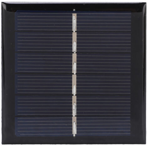 Panneau solaire portable 0.6W 3V en polysilicium, module de charge de niveau A pour éclairage de jardin solaire