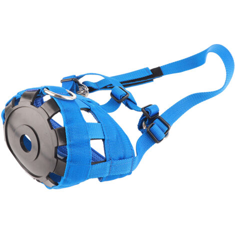 Muselière de pâturage confort pour cheval, doublée en nylon résistant type gaufré, équipement d'équitation avec attache rapide Velcro et licol