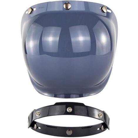 Visière Bulle pour Casque Moto - Accessoire de Protection Transparent pour Casques Jet