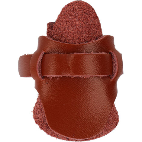 Garde-pouce en cuir de mouton pour arc de chasse traditionnel et arc recourbé, protection douce pour l'entraînement à l'archerie.