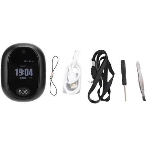 Pendent GPS 4G RF-V45 avec SOS et Alarme Anti-Perte pour Personnes Âgées et Enfants