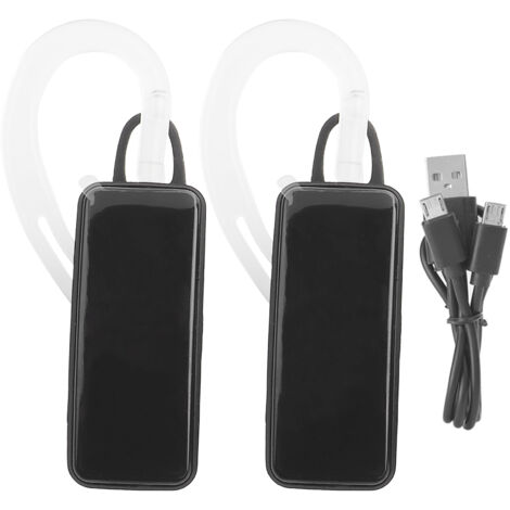 Écouteurs sans fil pour casque de moto 300mAh, kit communication intercom