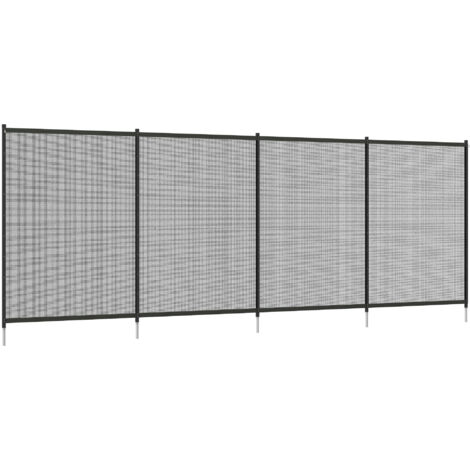 Barrière de sécurité pour piscine filet noir, lot 4 panneaux, 365x126 cm, clôture de protection enfant, grillage anti-chute, kit barrière piscine hors sol, sécurité piscine facile à installer
