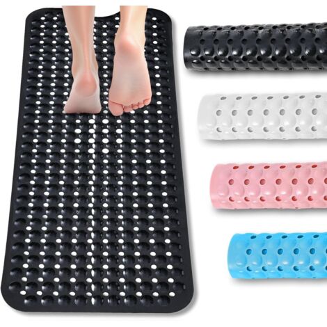 Tapis de Bain Antidérapant - 100 x 40 cm - 300 Ventouses PVC Sans BPA (1/5)