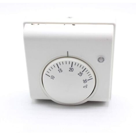 Thermostat De Climatiseur Central, Vanne De RéGulation De TempéRature De Gaz éLectrique, RéGulateur De TempéRature De Plancher Chauffant, avec Voyant Lumineux (1/5)