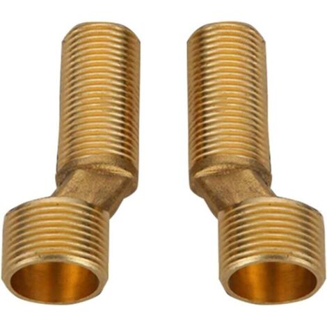 Raccord excentré mitigeur bain douche – Laiton coudé réducteur – Bras pivotant réglable – Installation facile – Longueur 100mm