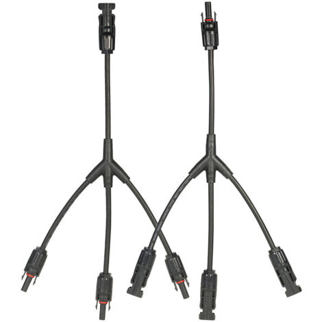 Adaptateur De Connecteur De Cable De Panneau Solaire Mc4 Branche Y, 1 Paire M/FFF Et F/MMM - 1 Paire M/FFF Et F/MMM (1/5)