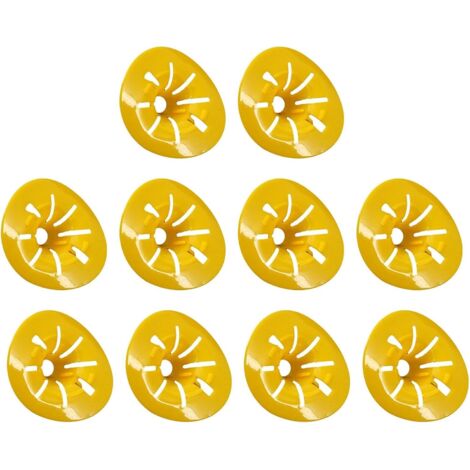 Lot de 10 pièges à guêpes, frelons - En forme de fleur - Réutilisables - Pour terrasse, maison, intérieur et extérieur