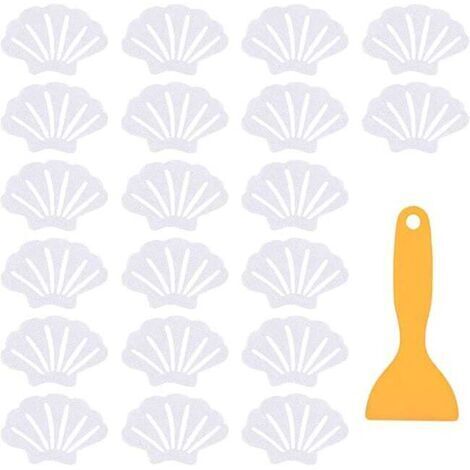 20 Stickers Anti Dérapants Stickers de Baignoire Antidérapants Autocollants de Douche Bandes de Baignoire Tapis de Bain Antidérapant Autocollante (1/5)