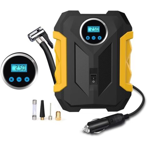 Compresseur d air portable 12 V 150 PSI avec manomètre pneus