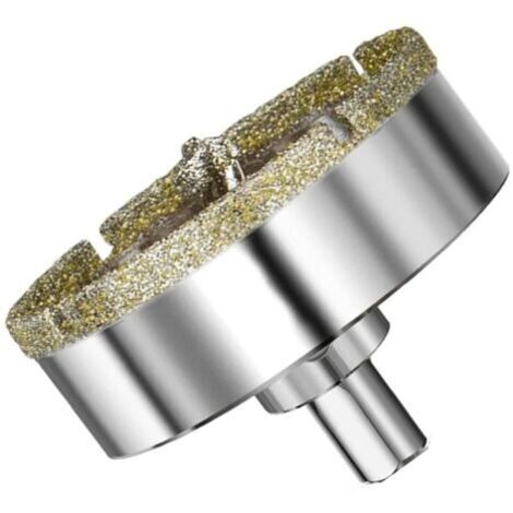 Foret diamant de 120 mm avec foret pilote, scie cloche pour carrelage, céramique, verre, porcelaine, marbre, cuisine, salle de bain, douche (1/5)