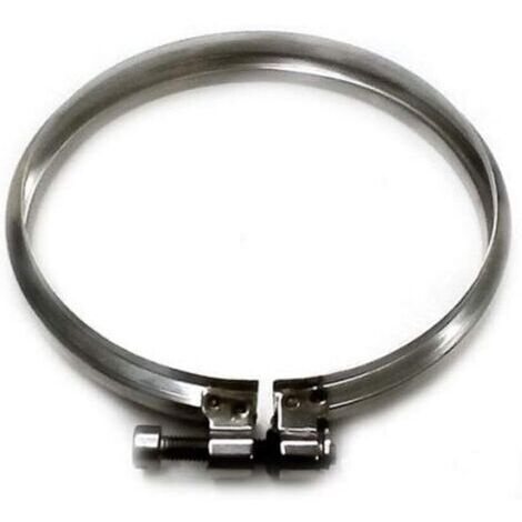 Collier de serrage pour cheminée en acier inoxydable (DN 200) (1/5)