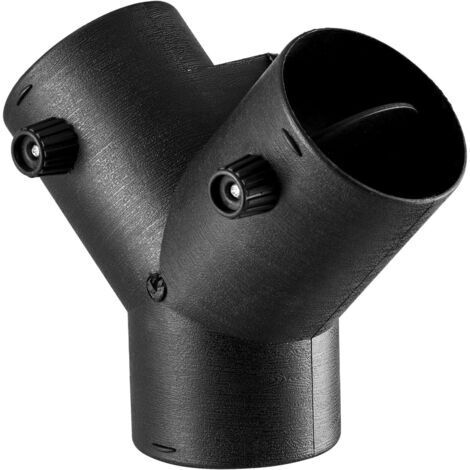 Raccord de Chauffage Diesel 75 mm, Connecteur de Tuyau de Sortie d'Air à 3 Voies en Y, avec 2 Vannes Rotatives à 90°, pour Réchauffeur d’Air Diesel de Stationnement 2/5/8 kW, Pièce de Rechange (1/5)