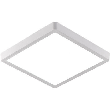 Plafonnier LED, IP44 Lampe de Salle de Bain étanche Carrée Plate 24W 6500K 2400LM Lampe Simple Moderne Mince pour Salon Chambre Cuisine Balcon Sous-sol Bureau, 300x25 mm [Classe énergétique F] (1/5)