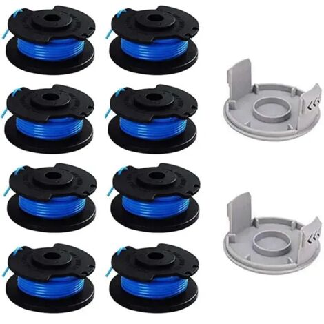 10 Paquets Bobine de Rechange pour Coupe-bordure pouce , Compatible Avec Ryobi One + AC14RL3A, Coupe-fil Sans Fil , 8 Bobines + 2 Capuchons de Coupe (1/5)
