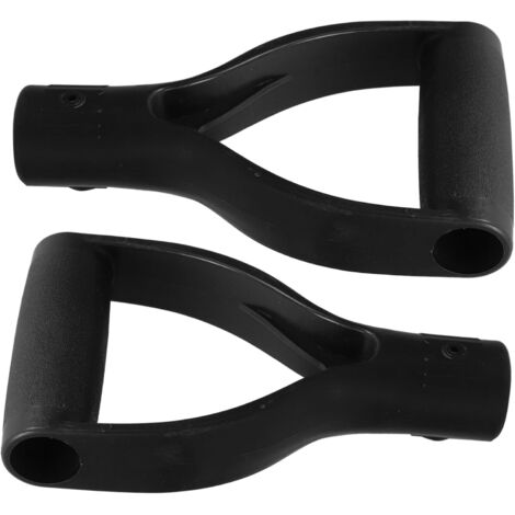 Lot de 2 manches de pelle à neige ergonomiques pour chasse-neige, camions et camping – Parfait pour toutes les saisons (noir) (1/5)