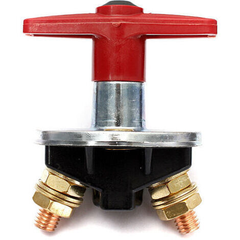 CHOYCLIT Isolateur de Batterie à Clé Fixe de 200 Amp Interrupteur D'Arrêt Coupé Interrupteur électrique 12V / 24V Commutateur électrique Robuste (1/5)