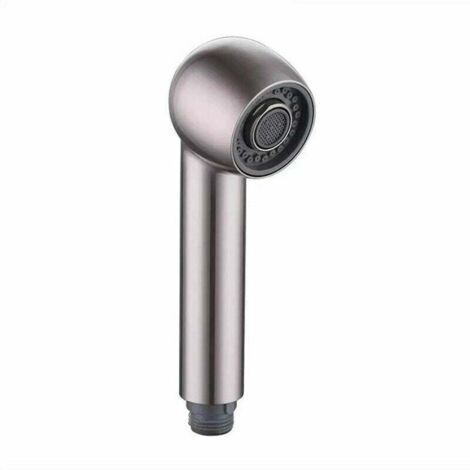Douchette Robinet Cuisine 2 Jets Tête de Douche Remplacement Douchette pour Mitigeur Cuisine, Couleurs brossées (1/5)