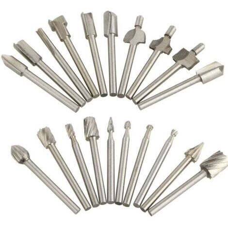 Paquet de 20 fraises de coupe en carbure de tungstène Dremel forets meuleuse rotative (1/5)