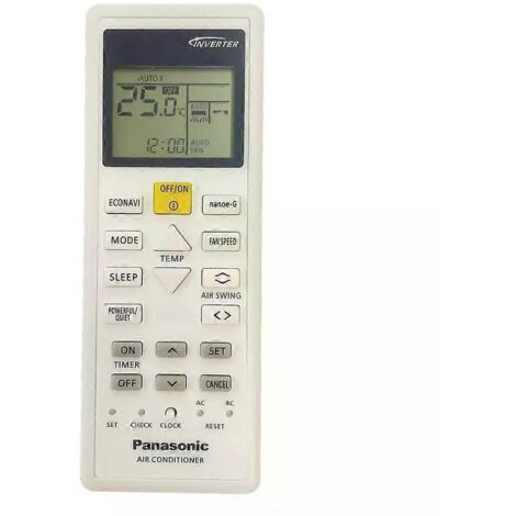 Nouvelle télécommande pour climatiseurs Panasonic AC A75C00370, A75C12670, A75C03420, A75C00510 et A75C01990 (1/5)