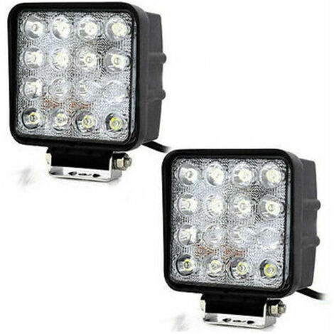Couple Profondeur Phares Additionnels Suv Suv 16 Led 6000k Ip68 (1/2)