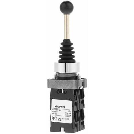 Joystick Switch, Contrôleurs de Joy Stick Interrupteur à Retour de Ressort 4 Positions Commutateurs Industriels de Remplacement Noir (1/5)