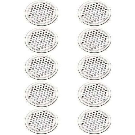 20 Pieces Round Stainless Steel Air Vent Grille Ventilation Grill Cover Circle (1/4)
