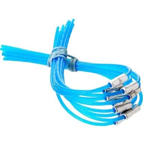 Compatible avec la débroussailleuse Bosch F016800182 ART 30 COMBITRIM Bobine de tondeuse à gazon bleue 30 cm (lot de 10) (1/4)
