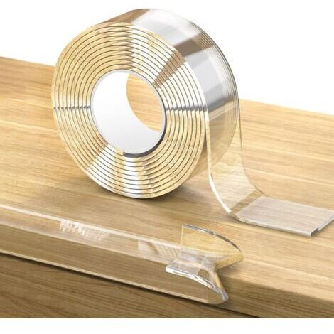 Coin de Table Bebe Transparent, 3M Pré-adhésif Extra Fort Nano Tape, Protection Bebe de Table et Meuble, Protecteur des Bords (1/5)